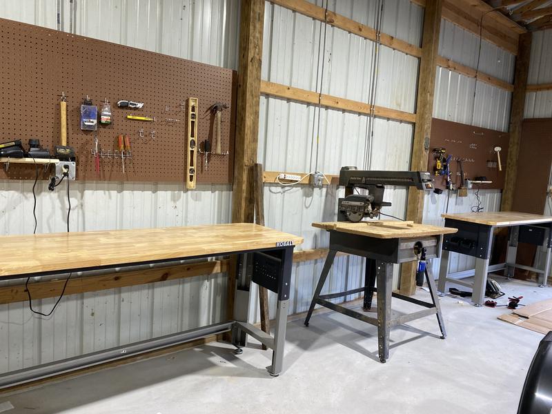 トレフォイル Sawhorse work table natural color 170x65