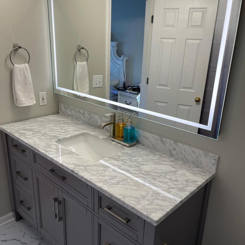 Angle Frame Mirror, 48 x 36, 780-48 x 36 - Restroom Stalls and All