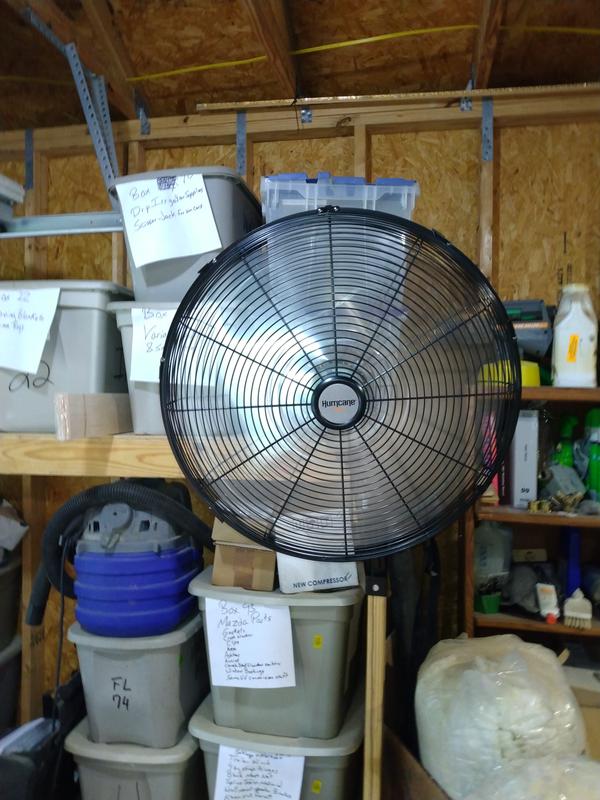 Hurricane® Pro Commercial Grade Oscillating Wall Mount Fan 20 In