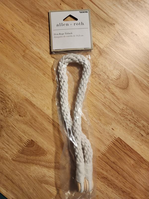 Thick Rope Curtain Tie Backs-Beige – Alaska Rug Company