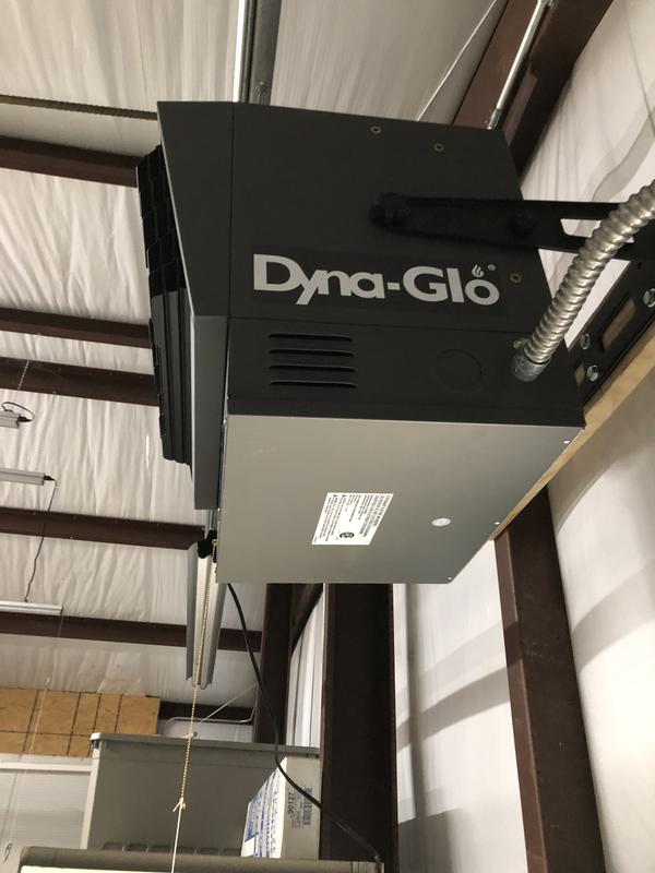 Dyna-Glo Up to 10000-Watt Electric Garage Heater with Thermostat in the  Electric Garage Heaters department at Lowes.com