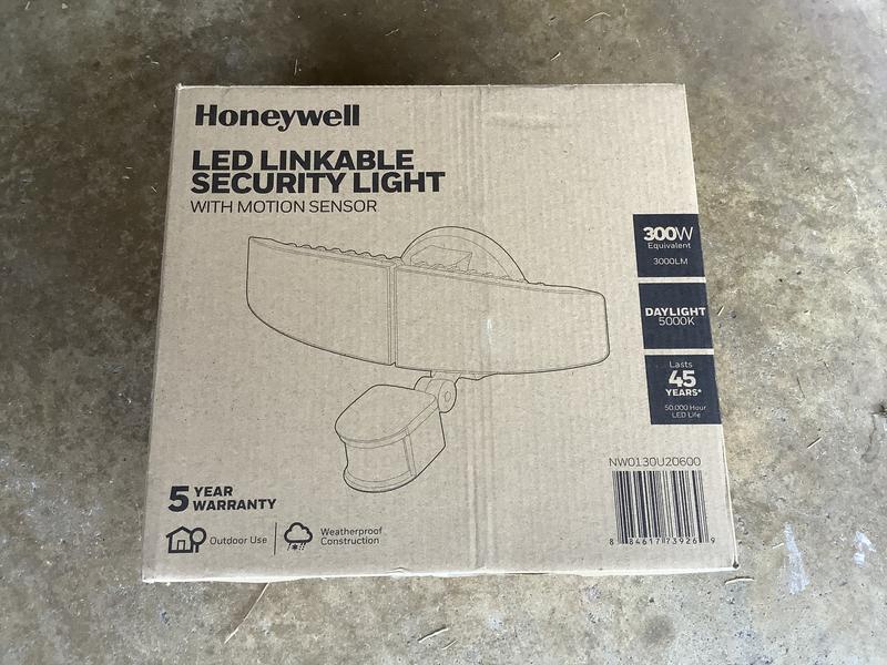 Honeywell led motion on sale activated security light