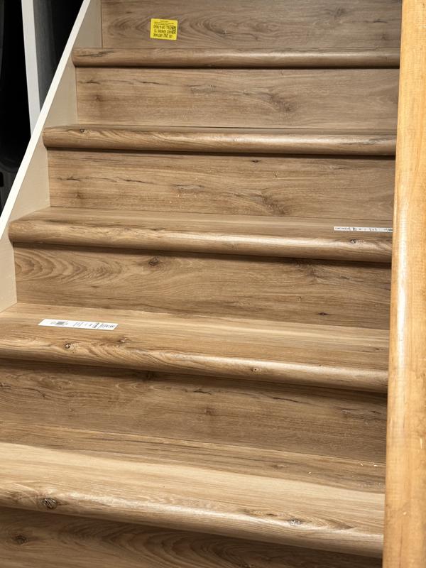 Zamma Cap A Tread Stair Renewal System 12.125-in x 47-in Natural ...