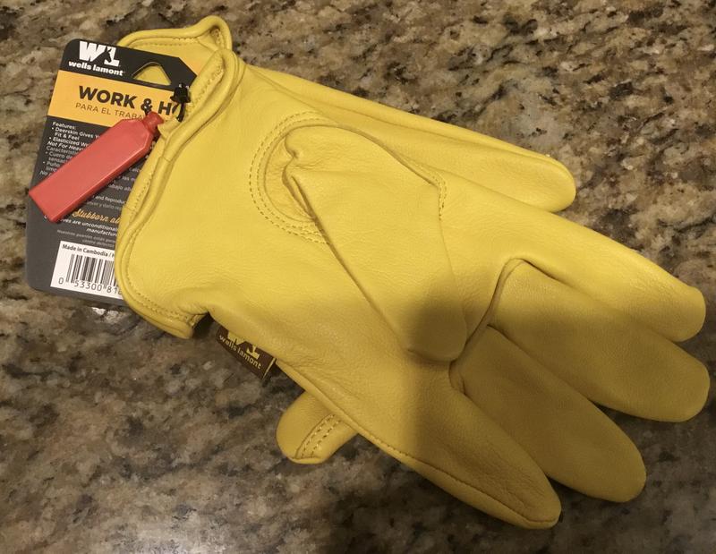Wells Lamont X-large Yellow Leather Gloves, (1-Pair) in the Work