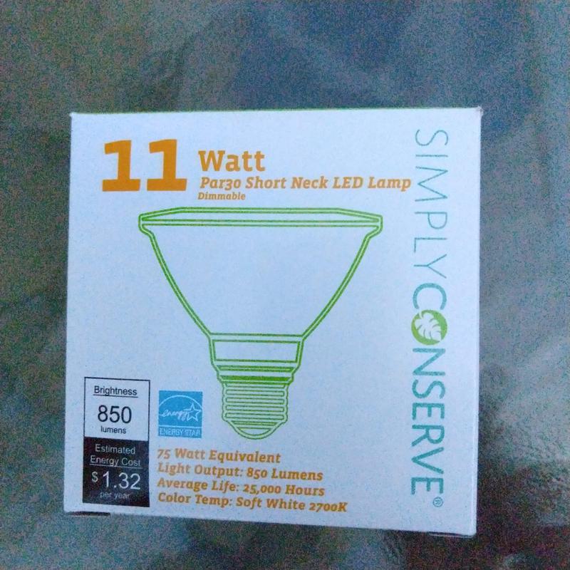 Simply Conserve Par 30 short neck ENERGY STAR 75-Watt EQ PAR30 Short ...