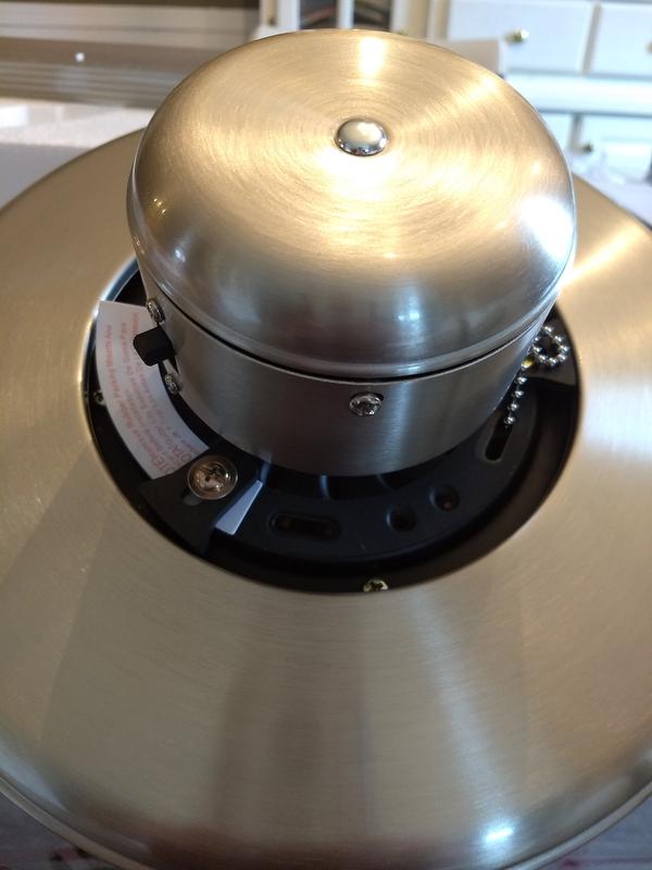 Progress Lighting AirPro Builder Fan 52-in Brushed Nickel with Silver ...