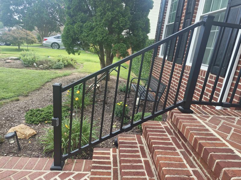 Trex Select Aluminum 6-ft x 36-in Charcoal Black Aluminum Deck Stair ...