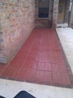 Brickface Red Concrete Patio Stone Common 16 In X 16 In Actual