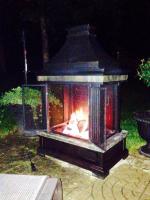 Allen Roth Black And Bronze With Slate Design Composite Outdoor