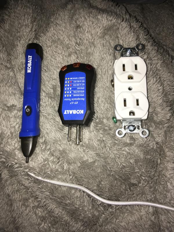 Kobalt Noncontact Analog Voltage/Continuity Voltage Tester, 50 OFF