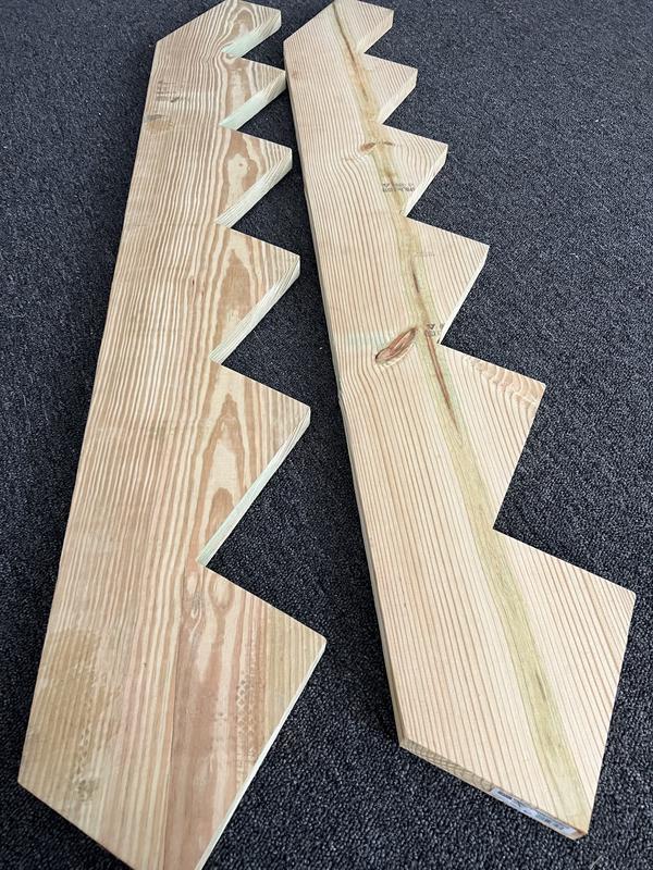 Severe Weather 6-Steps Pressure Treated Pine Wood Outdoor Stair Stringer in  the Outdoor Stair Stringers department at