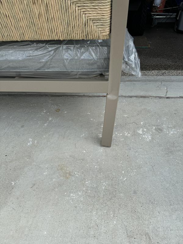 allen + roth Townsend Set of 2 Brown Steel Frame Swivel Conversation ...