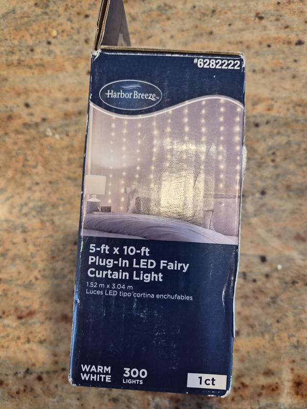 Harbor Breeze 15-ft Plug-in Black/Silver Indoor/Outdoor String Light ...
