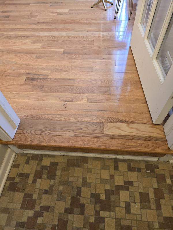 Flexco Brazilian Cherry 2-in T x 0.6875-in W x 78-in L Solid Wood Reducer