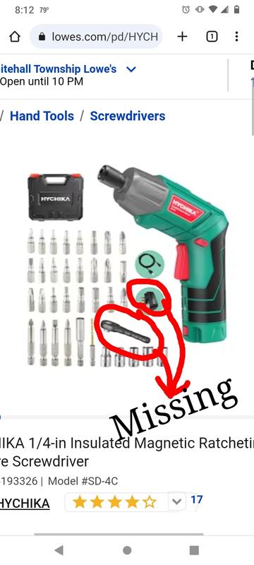 Cordless Screwdriver, HYCHIKA 4V 2.0Ah Electric Screwdriver Rechargeable  Screw Gun & Bit Set, Front LED and Rear Flashlight, Ratchet Wrench, DC  Charging with USB Cable, 36pcs Accessories 