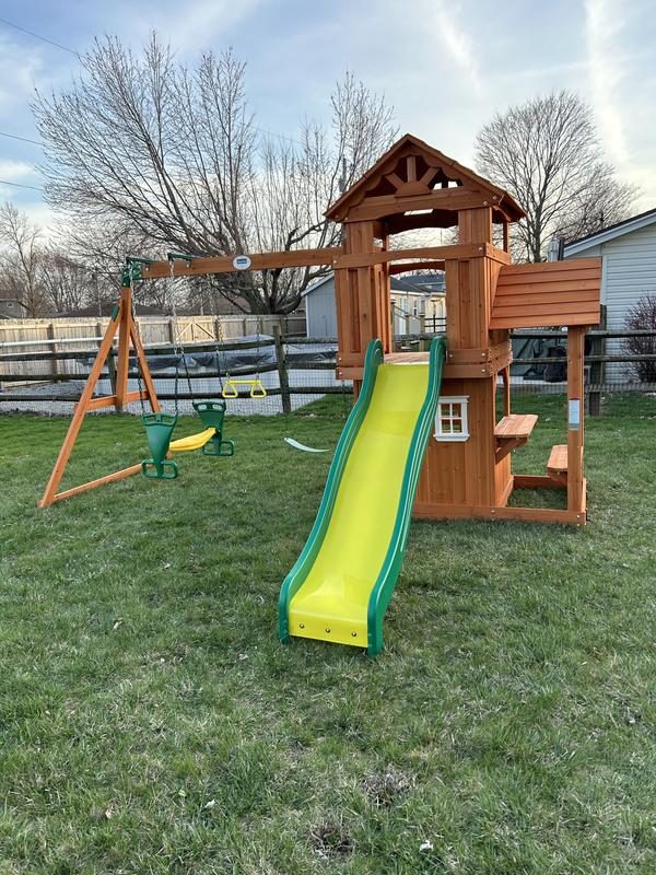 Tanglewood wooden hot sale swing set