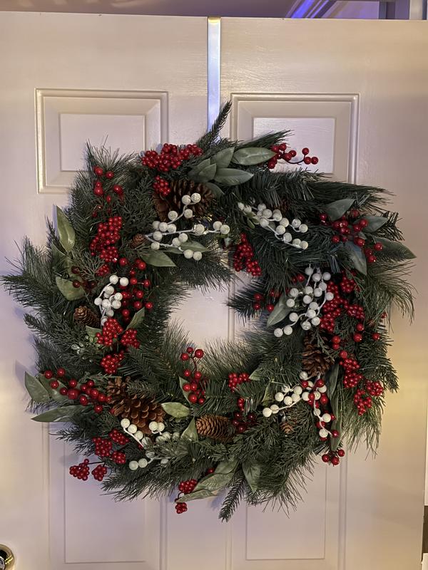 Holiday Living 30-in Indoor Green Pine Artificial Christmas Wreath