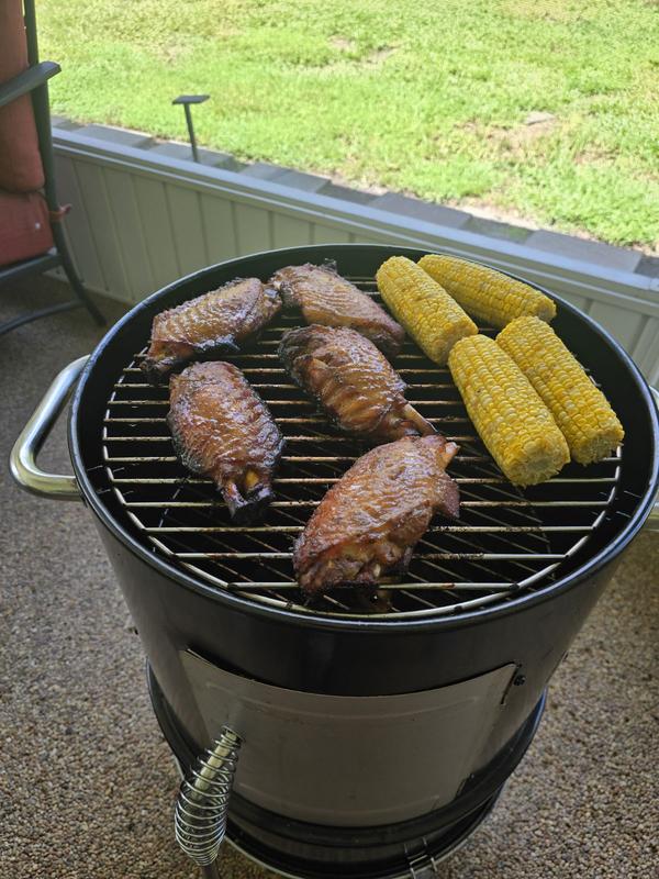 Master Forge 564-Sq in Black Vertical Charcoal Smoker Master Forge 564-Sq in Black Vertical Charcoal Smoker