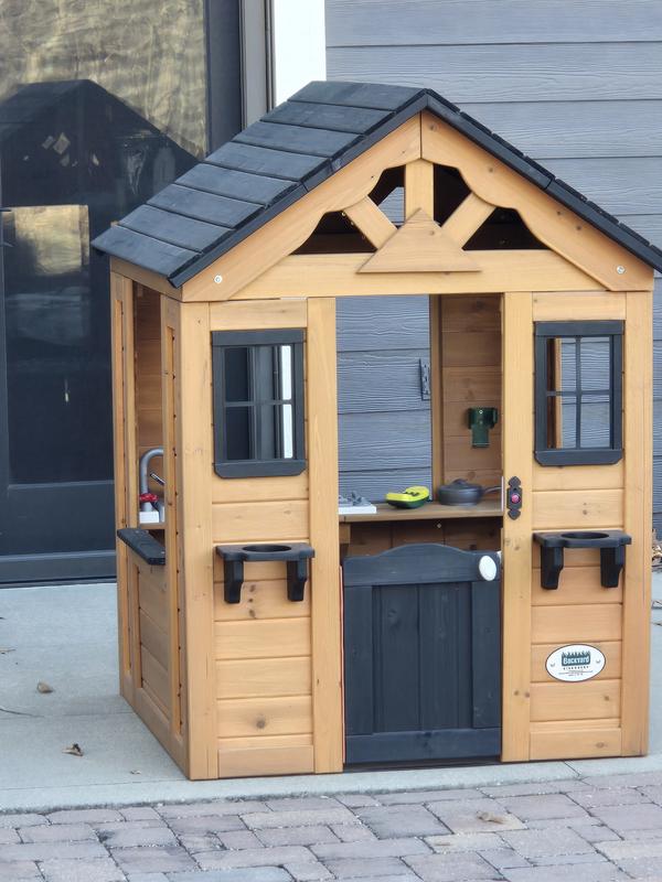 Outdoor living today cozy cabin cedar playhouse deals