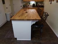 The Baltic Butcher Block 6 Ft Natural Straight Butcher Block Birch