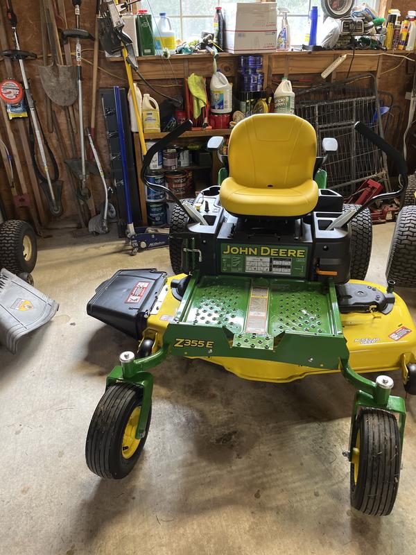 John deere best sale z355e bagger