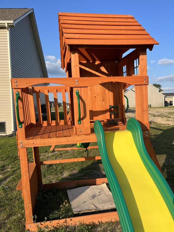 Atlantis wooden best sale swing set