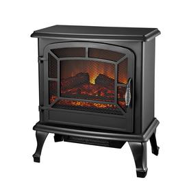 Style Selections 20-in W 4,600-BTU Black Metal Corner or Wall 