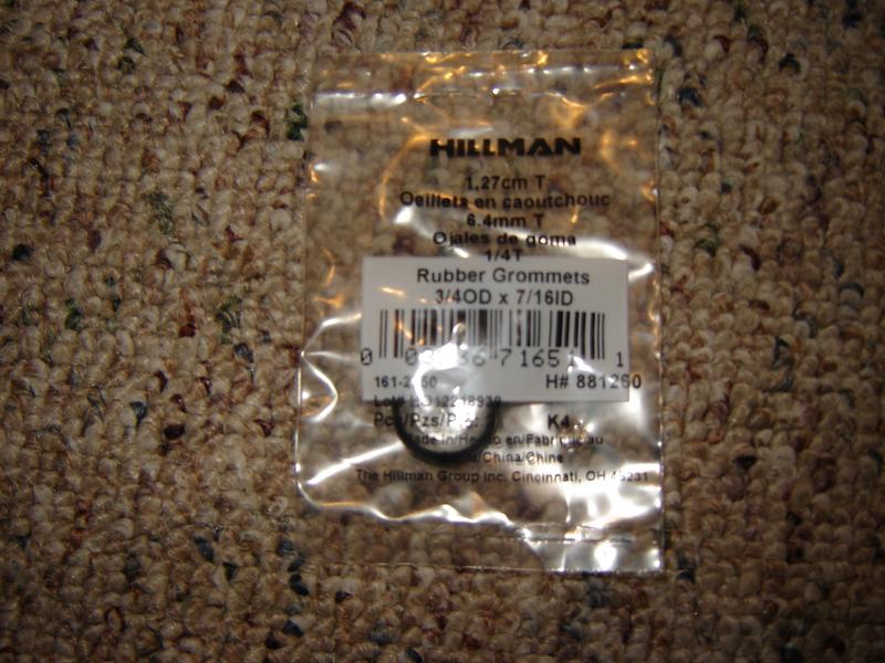 Hillman 2-Pack 0.75-in Rubber Grommet