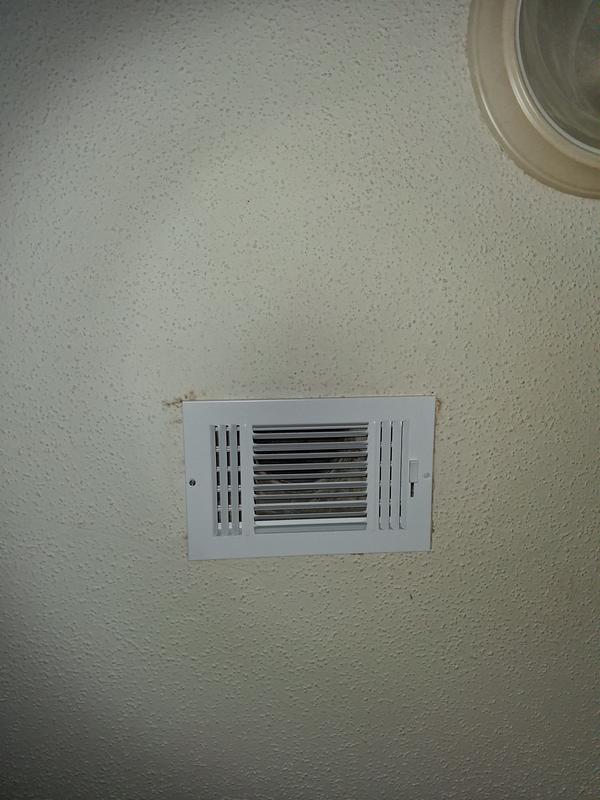 RELIABILT 14-in x 6-in 3-way Steel White Sidewall/Ceiling Register