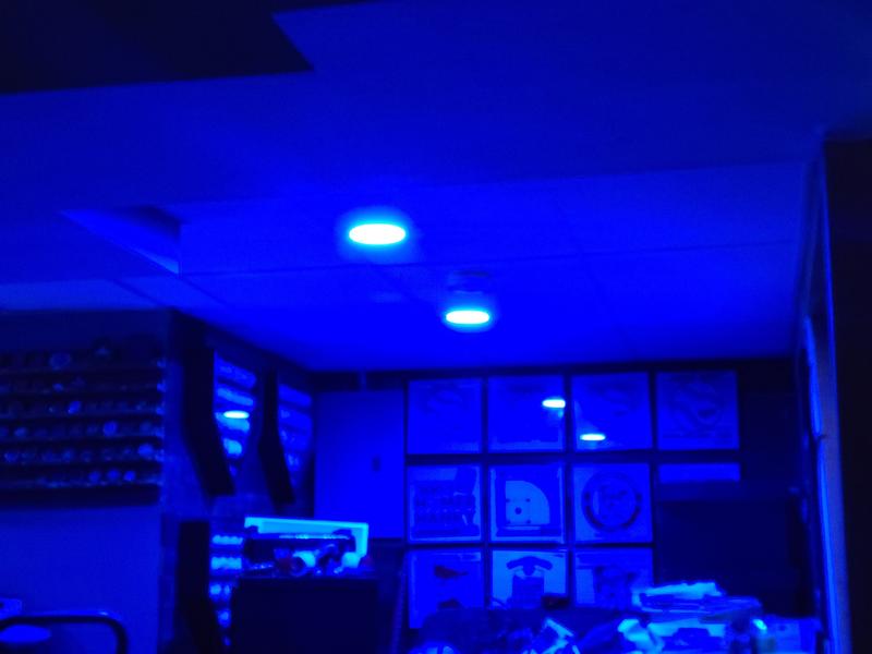 Shop  Echo Dot - Charcoal (3rd Gen) + 6-in Full Color Smart Wafer  Light at
