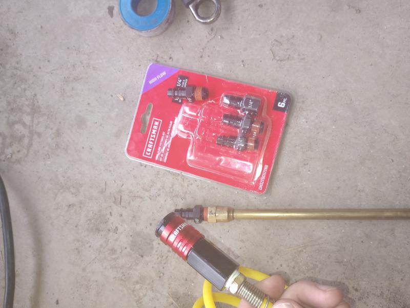 CRAFTSMAN 6-pc High-flow Fittings Kit in the Air Compressor Fittings ...