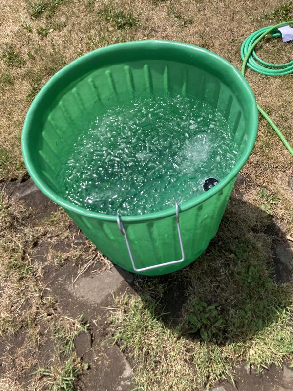 Carry Barrel 60-Gallons Green Plastic Trash Can Outdoor in the Trash Cans  department at