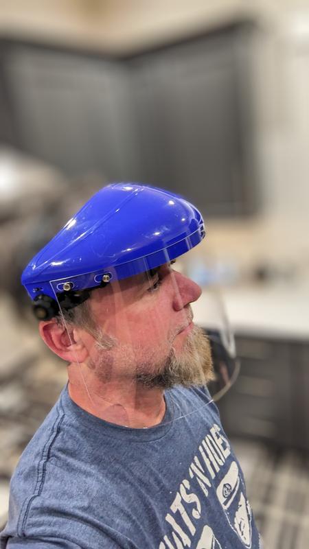 Safe Handler 2-Pack, Safety Headgear with Clear Polycarbonate Face ...
