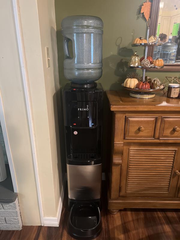 Water cooler with outlet pet bowl