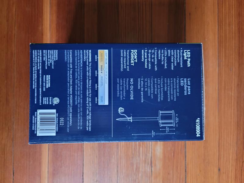 Harbor Breeze 150-Lumen 2.5-Watt Specialty Textured Bronze Low Voltage ...