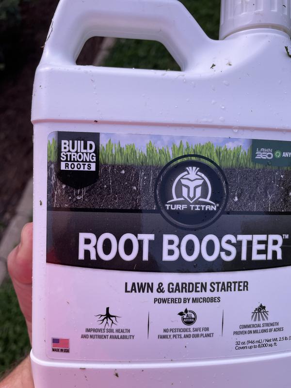 Turf Titan Root Booster Lawn Soil Conditioner Liquid 32-fl oz 8000-sq ...