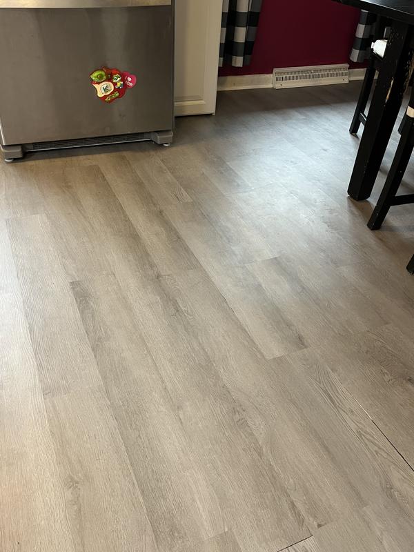 allen + roth Style Selections Adeline Hickory 8-mm T x 8-in W x 48-in L Water Resistant Wood Plank Laminate Flooring (21.26-sq ft / Carton)