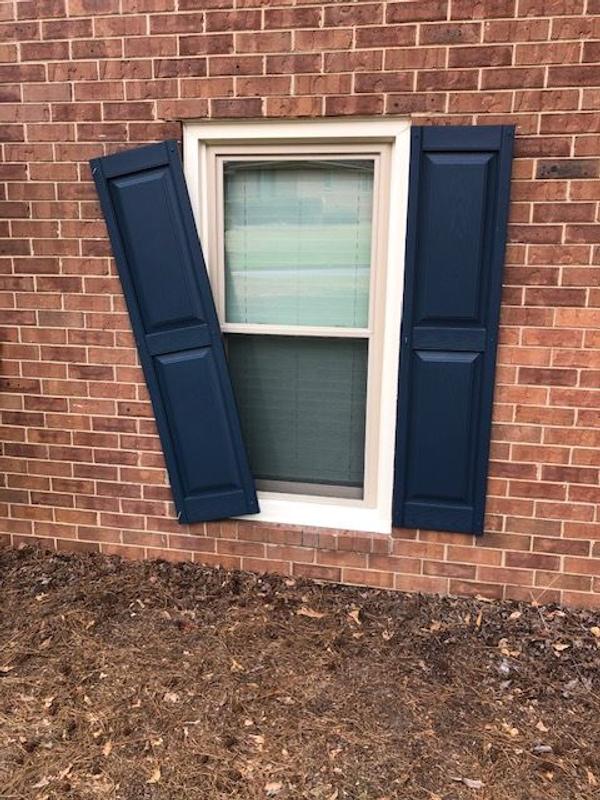 Vantage 14.875-in W x 54.75-in H Forest Green Raised panel Exterior ...