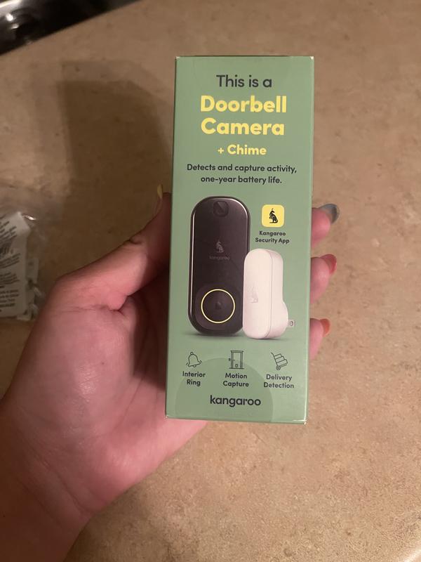 Luckwolf Wireless Doorbell Camera with Chime, Video Doorbell Security  Camera with Batteries for Home 