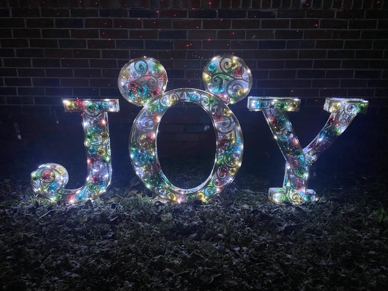 Disney's JOY Light up deals yard sign