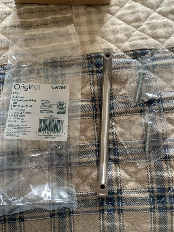 Origin 21 LEXI 3-in (76mm) Center to Center Satin Nickel Arch Handle ...