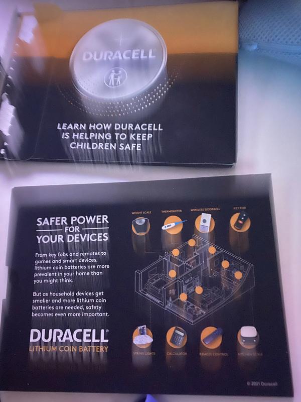 Duracell Lithium CR2016 Coin Batteries (4-Pack) in the Coin