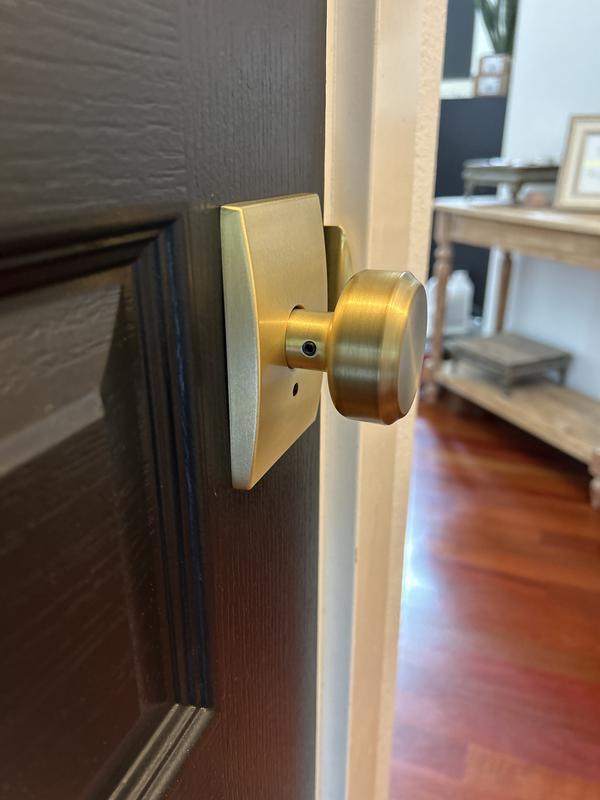 Shop Schlage Bowery w/Century Satin Brass Collection at