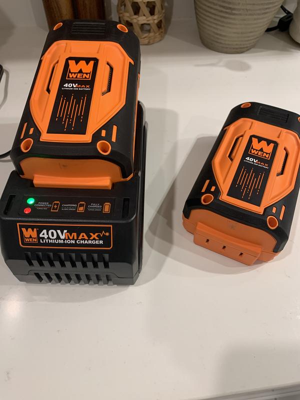 WEN 40V Max Lithium-Ion Quick Charger