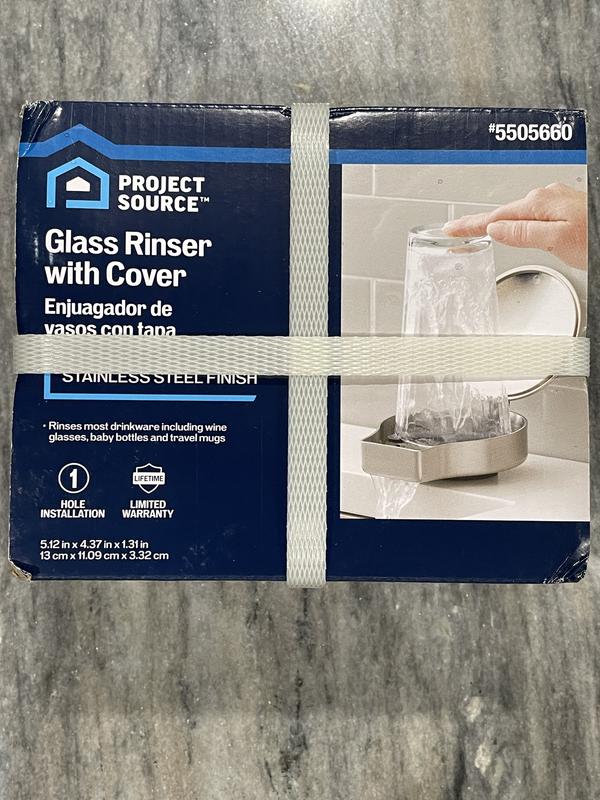 Project Source Stainless Steel Touchless Deck-mount Utility Faucet