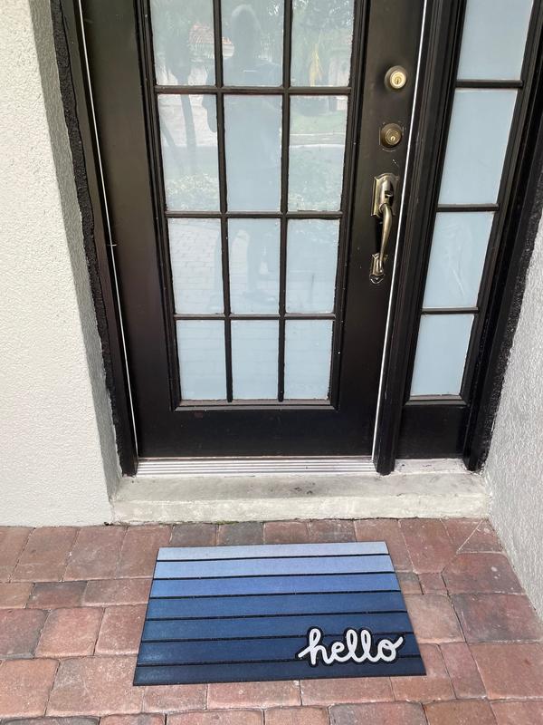 1 Asterisk Thin Blue Line Door Mat - Package of 2 – abrotherhood