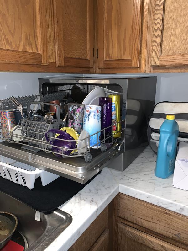 NewAir ADW-2600W 6 Place Setting Portable Countertop Dishwasher With Electronic Controls For Sale At Low Price