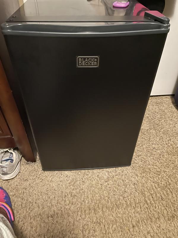 BLACK+DECKER 2.5-Cu. Ft. Compact Refrigerator - Black, One Size, Black -  Yahoo Shopping