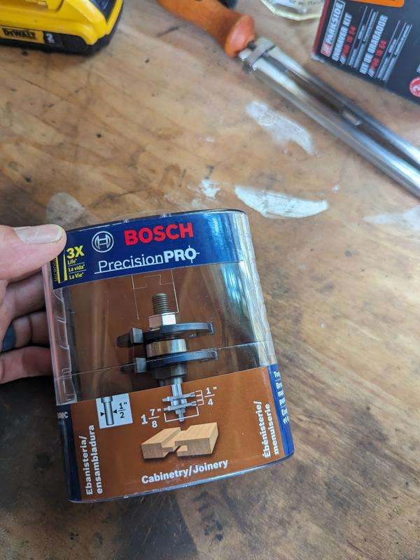 Bosch 1 7 8 in Carbide tipped Tongue and Groove Router Bit in the