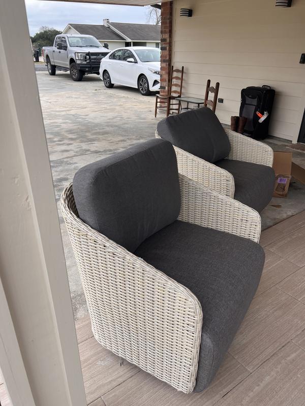 Shop Origin 21 Venza 5-Piece Patio Conversation Set with Dark Gray